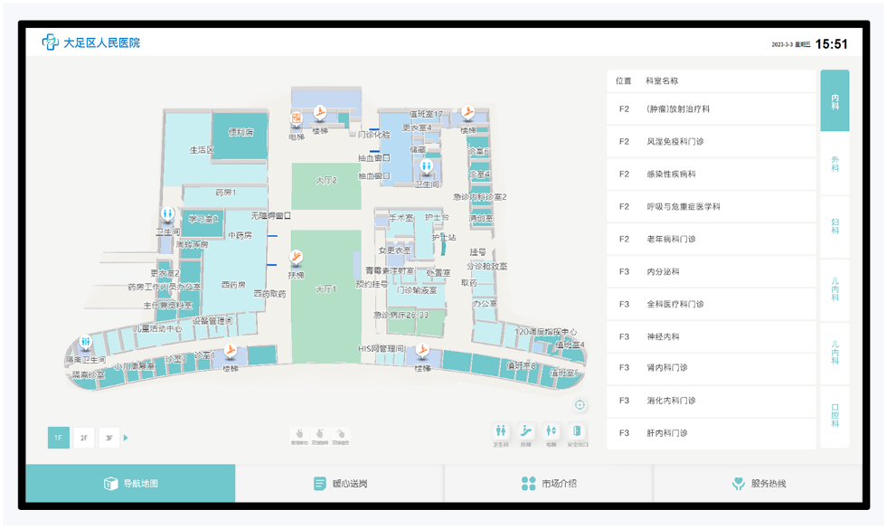 3D医院院内导航